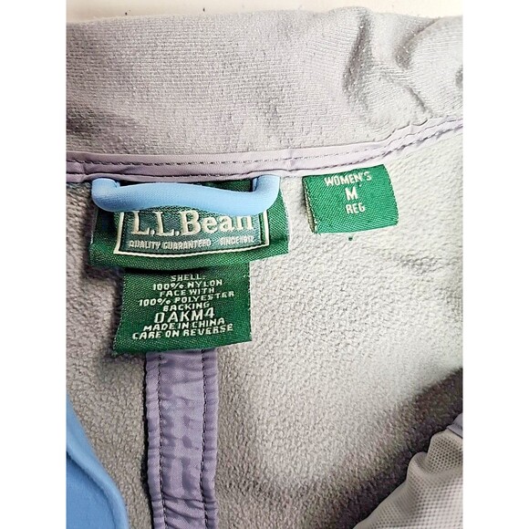 Ll Bean Womens Light Blue Windstopper Windbreaker Jacket Coat Size M EUC - Picture 7 of 11